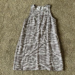 Purple Tiger Sleeveless Dress